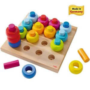 Rainbow Whirls Pegging Game