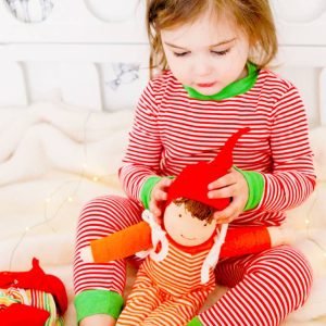 Baby and Toddler Pajamas - Candy Cane Holiday Stripe