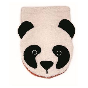 Organic Cotton Animal Washcloth - Panda