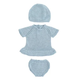 Knitted Doll Outfit 15 3/4'' inch – Dress & Hat