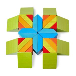 3D Puzzle Cube Mosaic Wooden Blocks