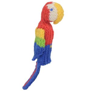 Macaw - Organic Cotton Finger Puppet - Creative Storytelling