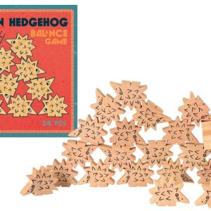 Wooden Hedgehog Balance Game