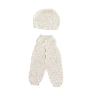 Knitted Doll Outfit 15 3/4'' inch – Romper & Bonnet