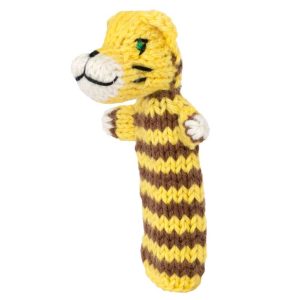 Tiger - Organic Cotton Finger Puppet - Animal Toy